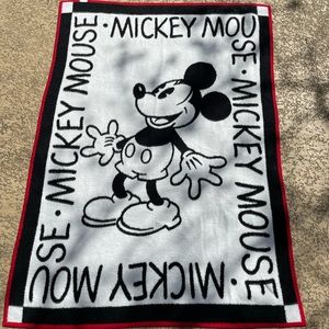 Vintage Disney Mickey Mouse fleece blanket